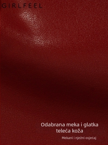 Gofini ženska kožna torba tip sedla, crossbody, mala veličina, gradski stil jednostavan, proljeće 2025