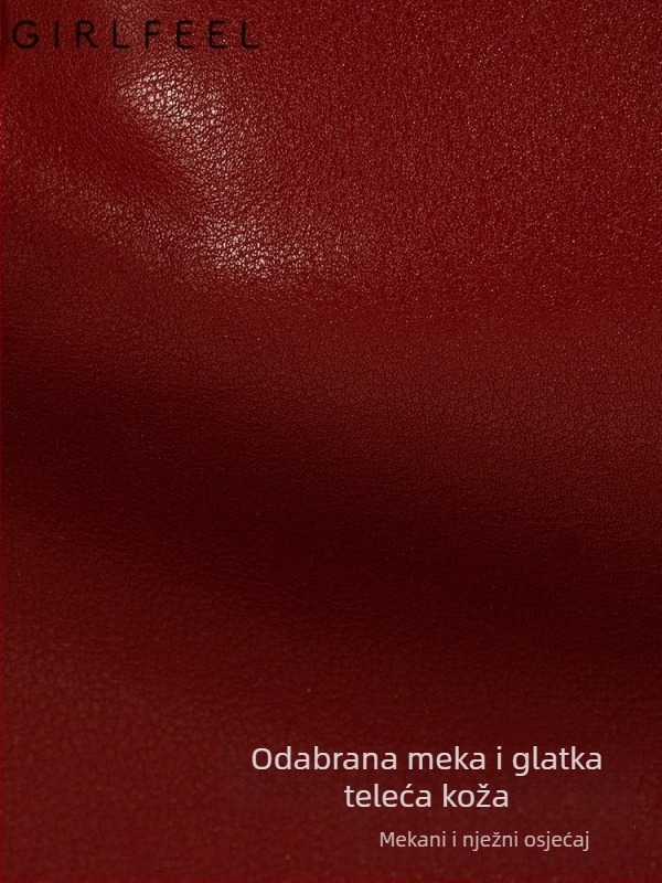 Gofini ženska kožna torba tip sedla, crossbody, mala veličina, gradski stil jednostavan, proljeće 2025