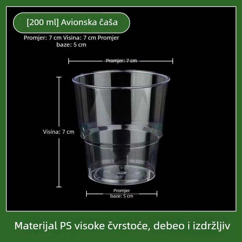 Jednokratne plastične tanjuri, kružni, debeli, sigurni za hranu, kompatibilni s mikrovalnom pećnicom, za kućnu upotrebu i vanjske piknike