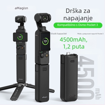 Amai DJI Pocket 3 ručica za napajanje s power bankom i gimbal stativom
