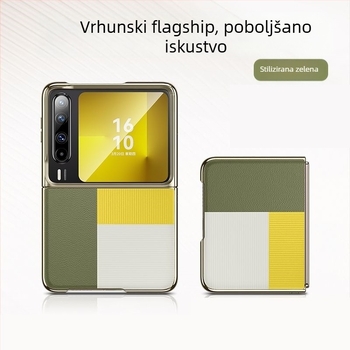 Kožna ultra-tanka futrola za Huawei Pura X — puna zaštita od padova, unisex