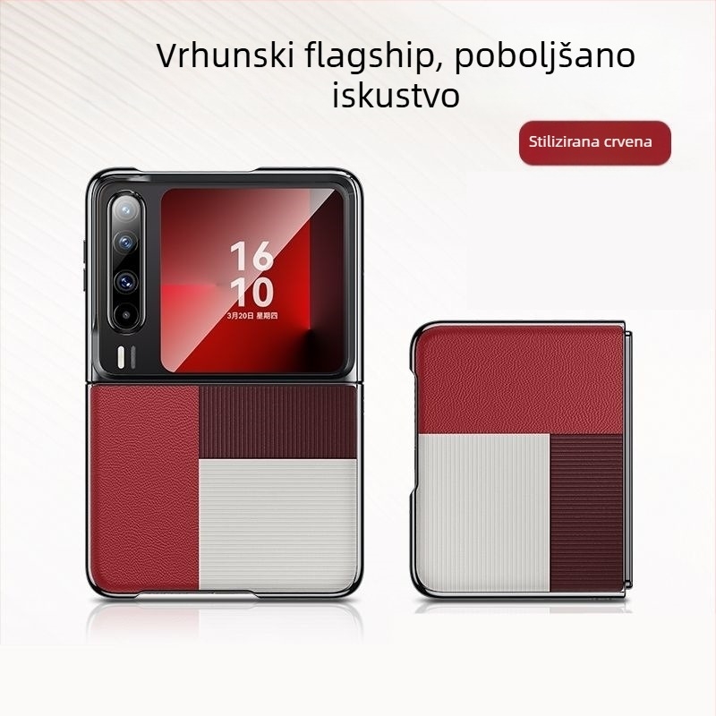 Kožna ultra-tanka futrola za Huawei Pura X — puna zaštita od padova, unisex