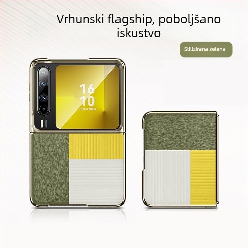 Kožna ultra-tanka futrola za Huawei Pura X — puna zaštita od padova, unisex