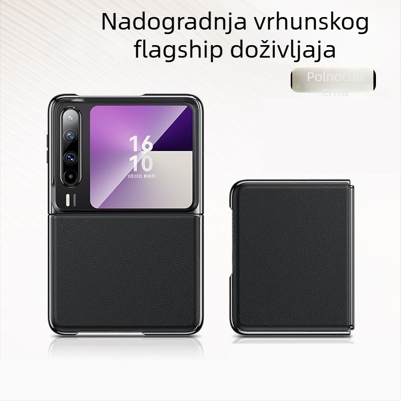 Kožna ultra-tanka futrola za Huawei Pura X — puna zaštita od padova, unisex