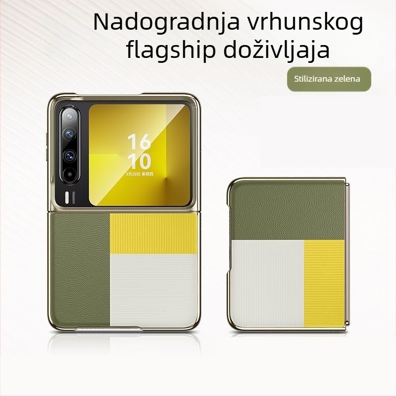 Kožna ultra-tanka futrola za Huawei Pura X — puna zaštita od padova, unisex