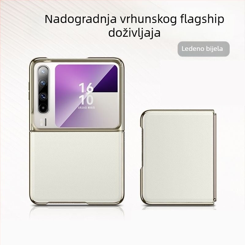 Kožna ultra-tanka futrola za Huawei Pura X — puna zaštita od padova, unisex