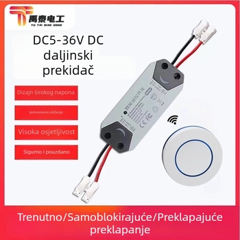 Bežični relej za upravljanje napajanjem, 5V/12V/24V, za kontrolu pristupa i niskotrošnih automobilskih krugova