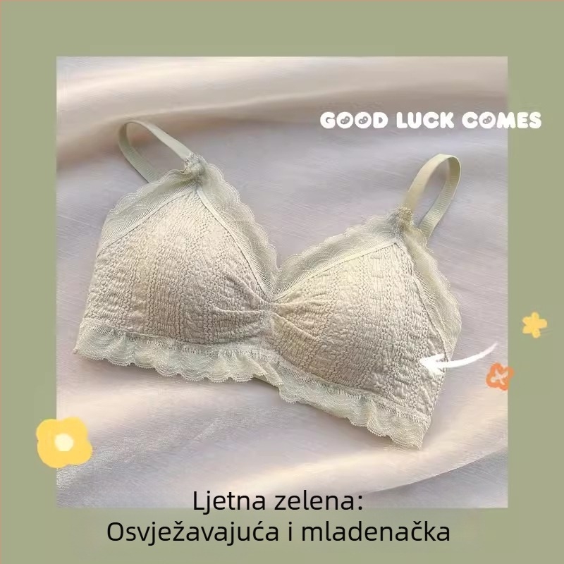 Bežični grudnjak za male grudi, skupljanje i podizanje, bez žice, udoban ljetni tanak model, modalna tkanina