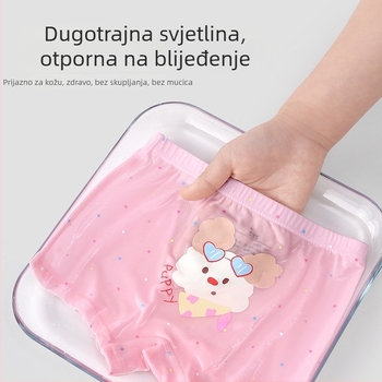 N203 Djeca boxerice od 100% pamuka, prozračne, proljeće–ljeto 2026 s printom zeca