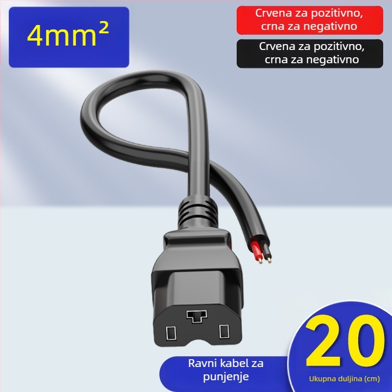 Gnijezdo za punjenje električnog vozila, sučelje litij baterije, napojni kabel, muški i ženski konektor, adapter za punjenje baterije