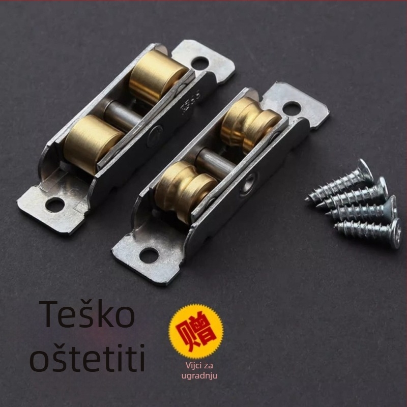 Mali donji kotač za klizna vrata i tračnice prozora, aluminijska legura