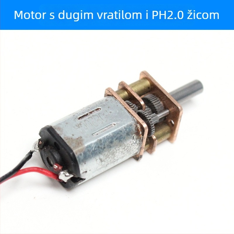 GA12-N20 redukcijski motor s encoderom, N20 DC motor s metalnim zupčanicima – motor s metalnim zupčanicima za pametne kolica