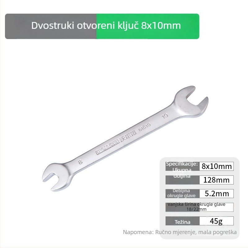 Wolvan set dvostrano otvorenih ključeva, 6–32 mm