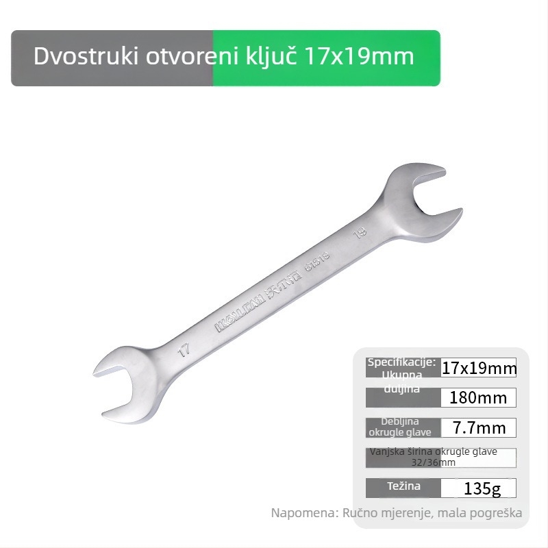 Wolvan set dvostrano otvorenih ključeva, 6–32 mm