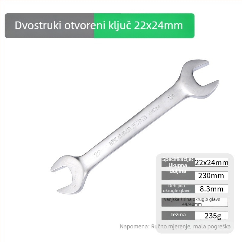 Wolvan set dvostrano otvorenih ključeva, 6–32 mm
