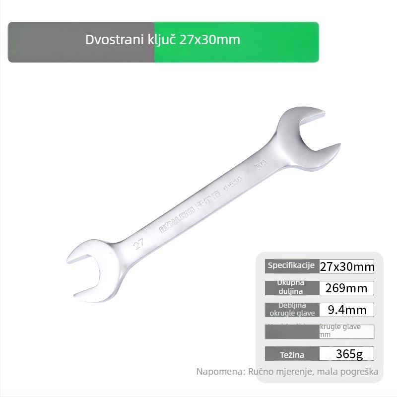 Wolvan set dvostrano otvorenih ključeva, 6–32 mm