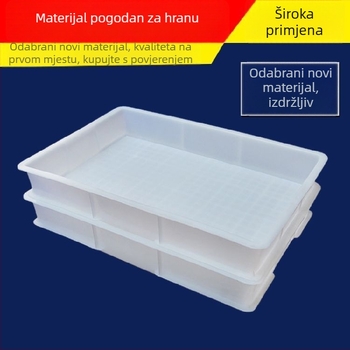 Plastična tacna i kutija za skladištenje, pravokutna plitka plastična posuda