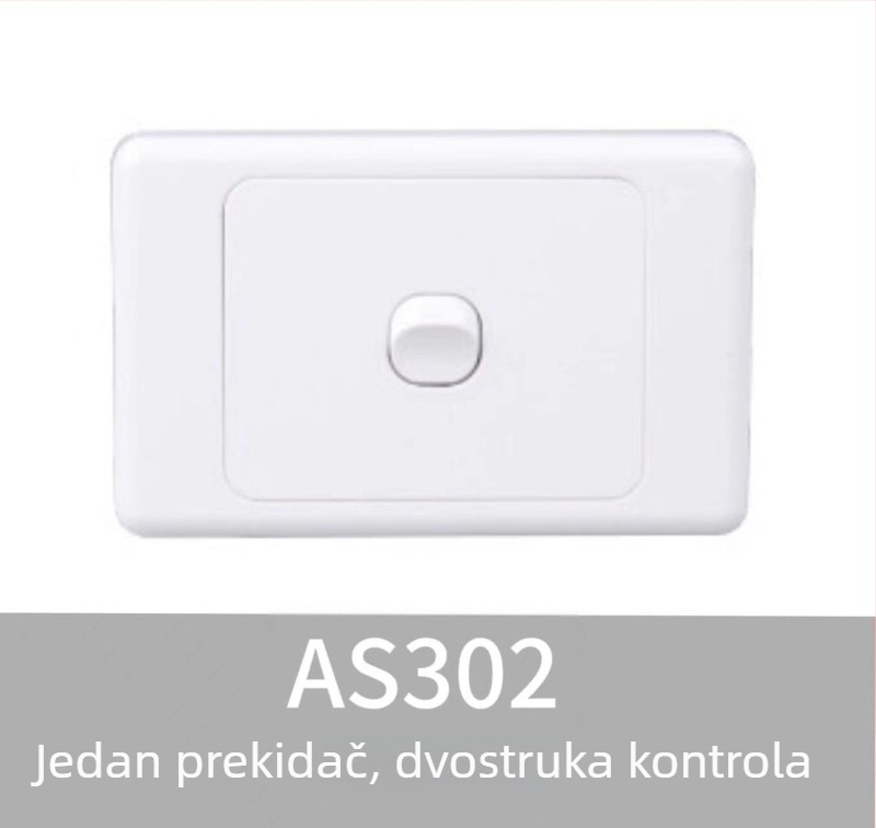 Panel prekidača i utičnice po australskom standardu tipa 118, SAA certificirano, vanjska utičnica za kamp-kuću (RV)