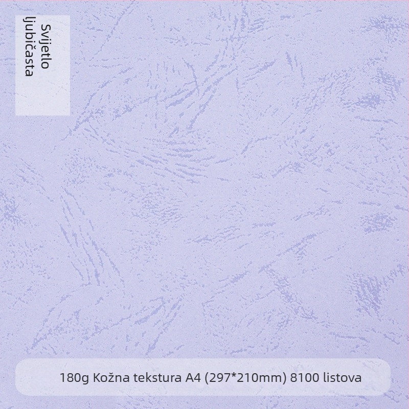 A4 180 g papir za povezivanje s ravnom kožnom teksturom, za korice dokumenata, 210 × 297 mm