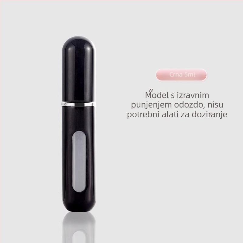 Parfemska bočica s donjim punjenjem, prenosni sprej 5 ml