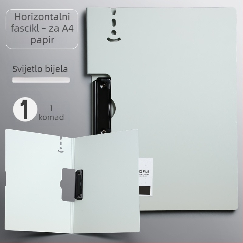 Plastična fascikla s klipsom, A4, za studente, ispite i ugovore