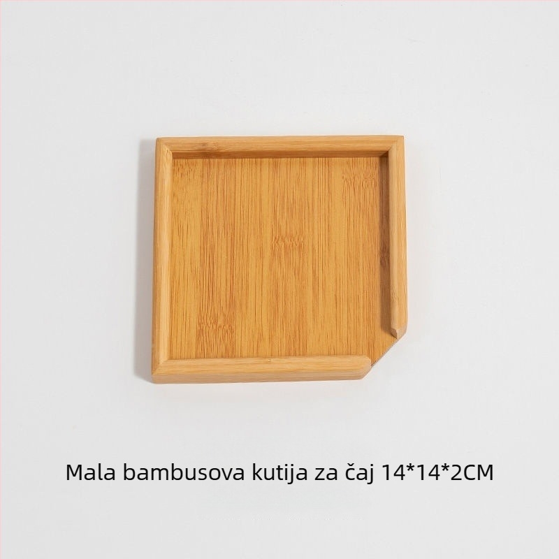Set od bambusovih kutija za čaj i podmetača, Pu'er čaj, kutije za kušanje, tanjuri za čaj, otvarači i noževi za čaj