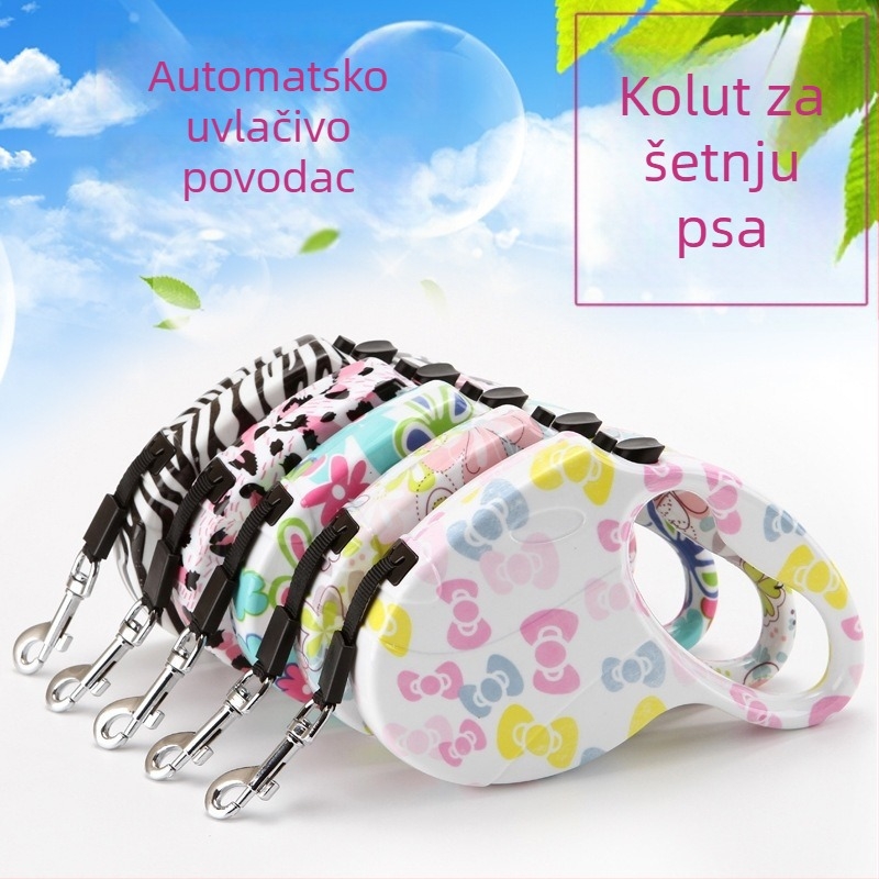 Automatska povodac za pse za male i srednje pasmine