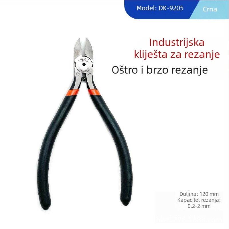 Model 170 — 5-inčne mini dijagonalne kliješta za DIY elektroniku, krom-vanadijev čelik, za rez mekih materijala (drut, plast, žičana mreža)