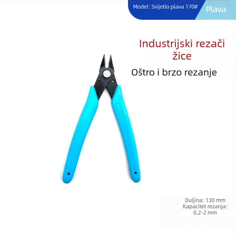 Model 170 — 5-inčne mini dijagonalne kliješta za DIY elektroniku, krom-vanadijev čelik, za rez mekih materijala (drut, plast, žičana mreža)