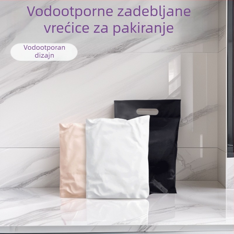 Dvostruka vodootporna prozirna tote torba, pogodna za ambalažu odjeće