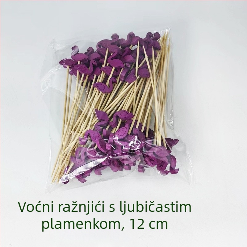 Jednokratne čačkalice i vilice za voće, kreativne desertne vilice, čačkalice za koktele, bambus štapići s karikaturnim dizajnom