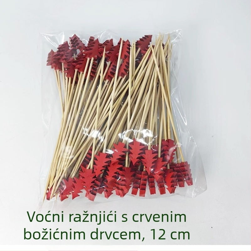 Jednokratne čačkalice i vilice za voće, kreativne desertne vilice, čačkalice za koktele, bambus štapići s karikaturnim dizajnom