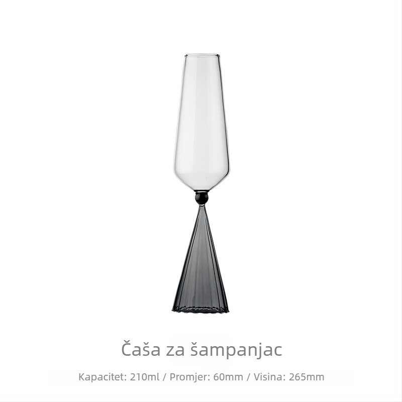 Elegantni set Burgundskih čaša za vino s dekantatorom, čaše za crveno vino za kućnu upotrebu, vjenčani dar u kutiji za poklon