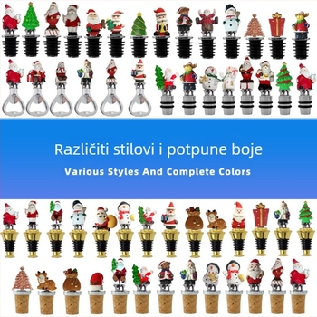 Dvo-tonski elektroplatirani čep za vino – za boce crvenog vina i viskija – bar oprema