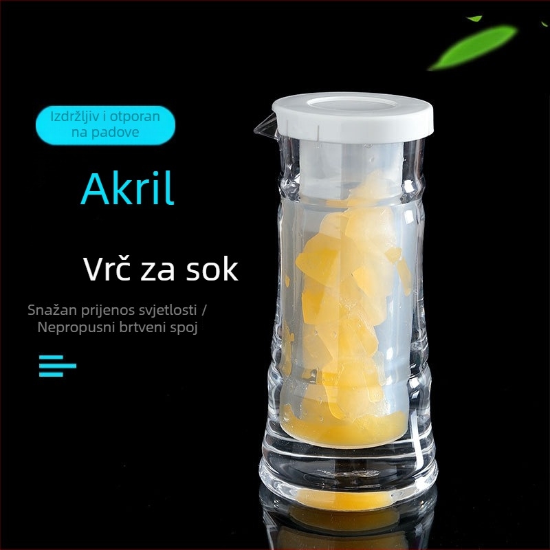 Akrilni dekantor s dizajnom dvostrukog mača, kapacitet 401–500 ml, proziran, otporan na padove, za bar i restoran