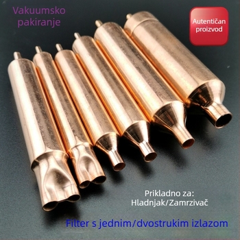 Suhi filtr za hladnjak i zamrzivač, s jednim i dvostrukim priključkom, kompatibilan s 600A/R290A, apsorpcija vode i uklanjanje zaleđivanja