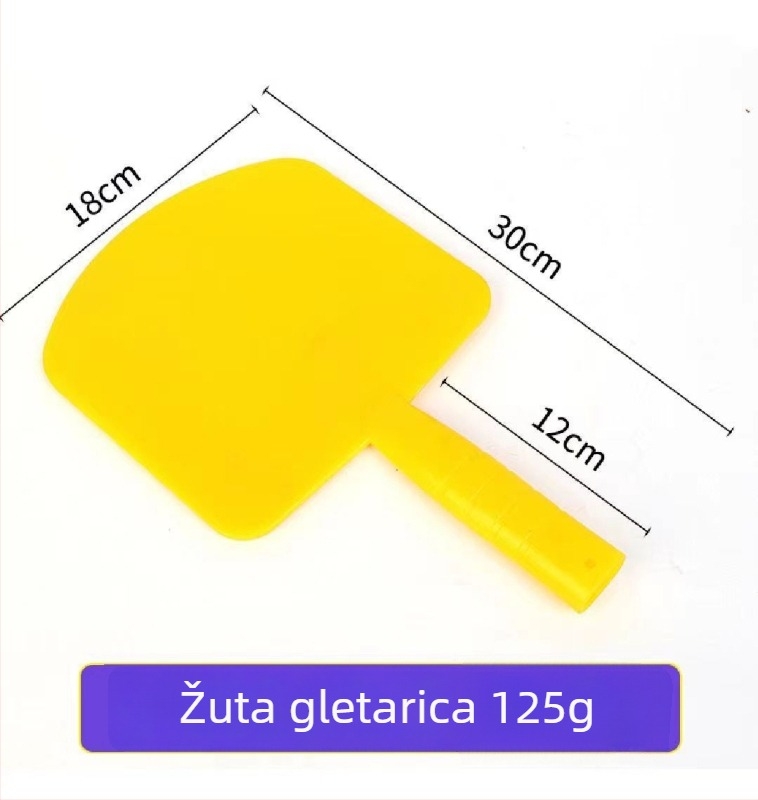 Plastična špahtla za malter, plastična ploča za malter i držač ploče pepela