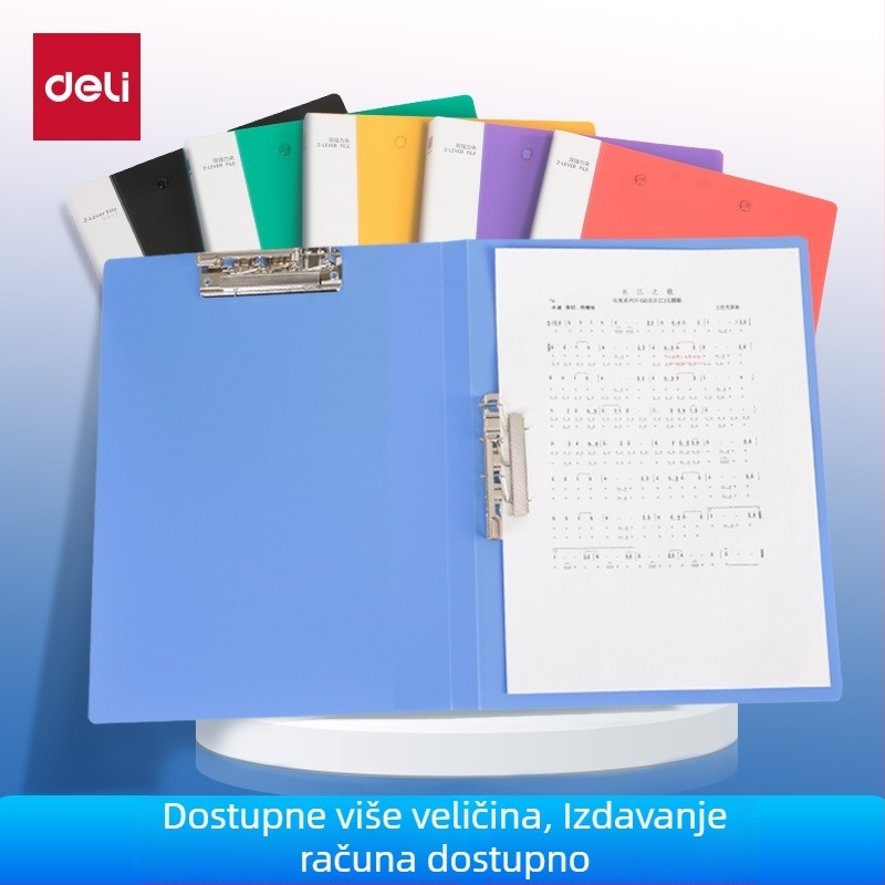 Deli A4 dokument mapa s dvostrukim snažnim klipom