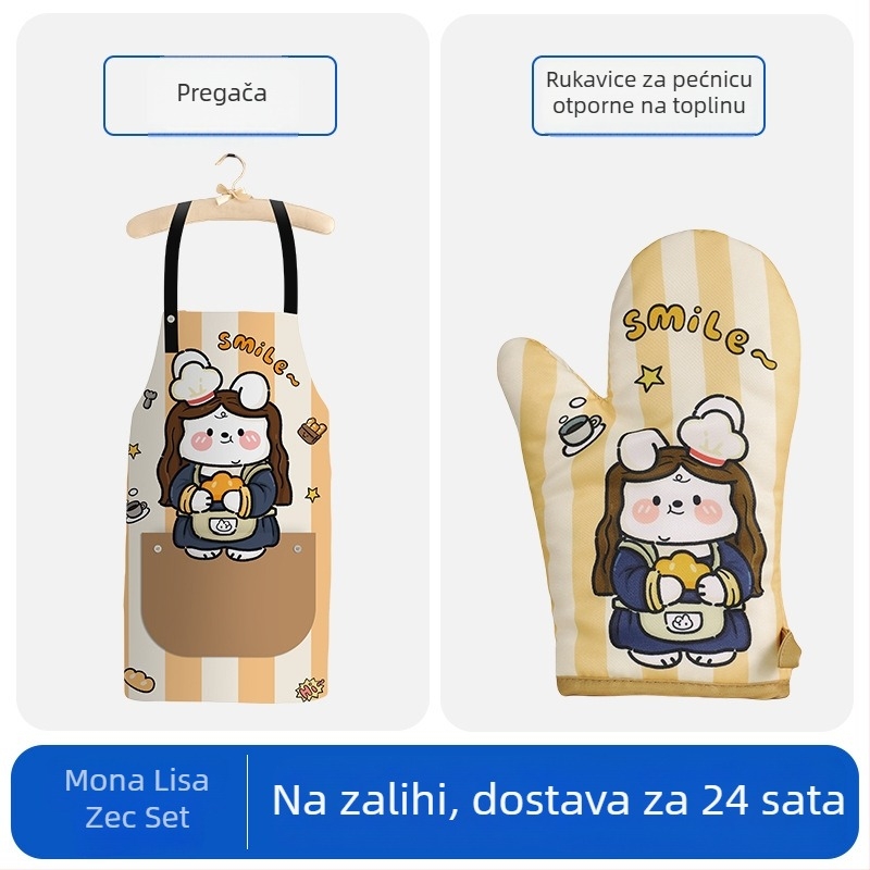 Slatke rukavice za pečenje za žene, visokokvalitetne kuhinjske rukavice za pećnicu, zaštita od opeklina za mikrovalne, debele i izolirane velike rukavice