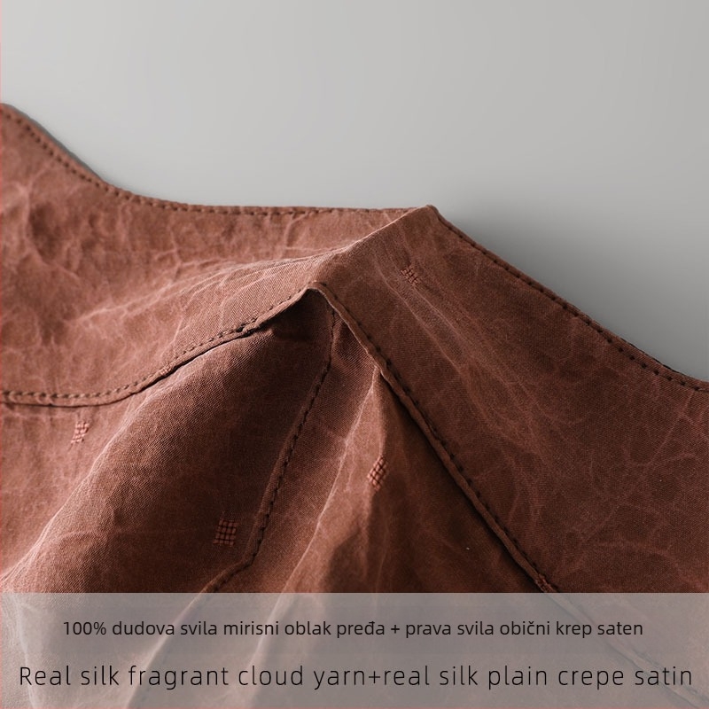 100% Mulberry Silk maska za zaštitu očiju, zaštita od sunca i prašine, lagana i prozračna.