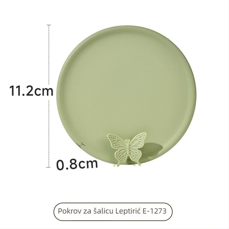 Silikonska kapica za čašu, sigurnosti hrane, kružnog oblika, univerzalna za čajne šalice, staklene i keramičke šalice.