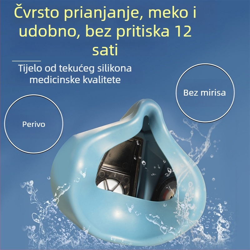 Gas maska za raspršivanje boje — zaštita od formaldehida, toksinih i kemijskih plinova, sumpor dioksida i teškog prašine