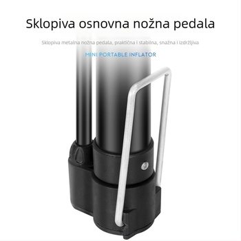 Prijenosna ručna pumpa za bicikle s visokim tlakom — mini pumpa za planinske bicikle i lopte