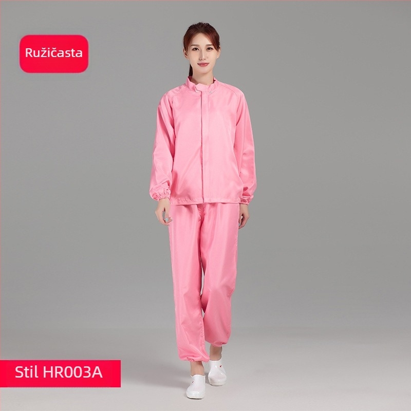 Set radne odjeće za prehrambenu tvornicu, s dugim rukavima, unisex, zaštita od prašine