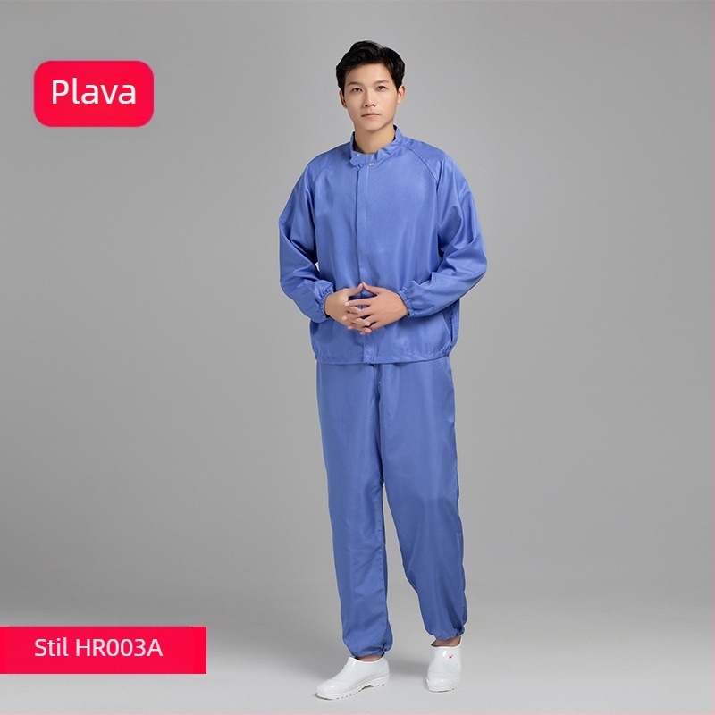 Set radne odjeće za prehrambenu tvornicu, s dugim rukavima, unisex, zaštita od prašine