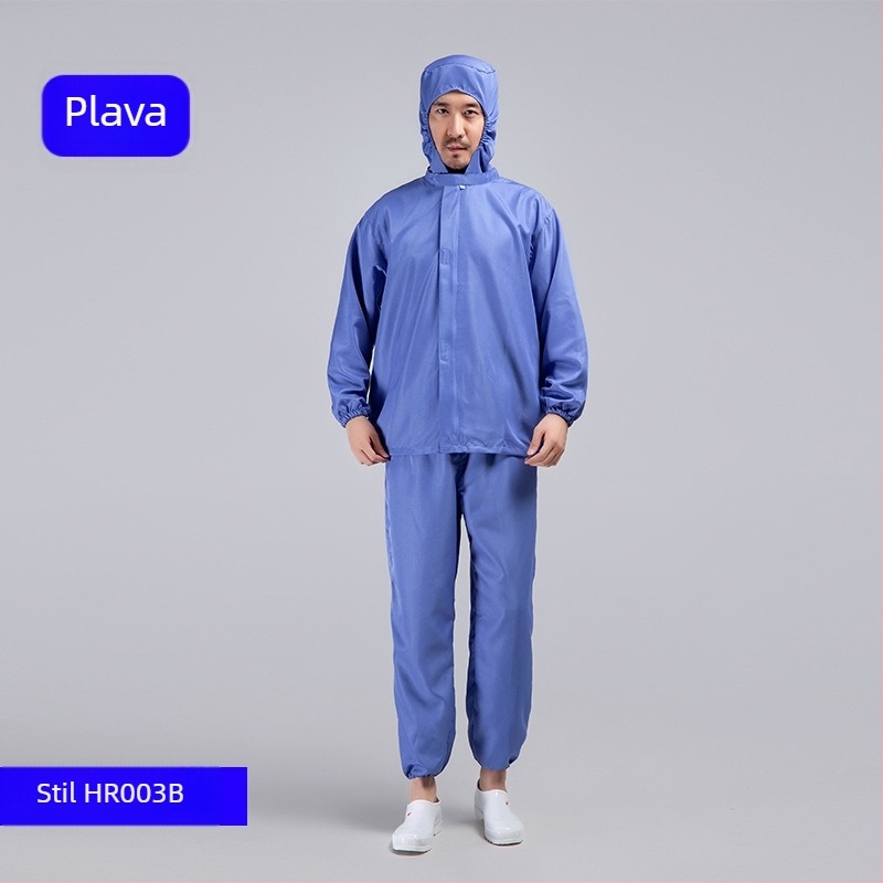 Set radne odjeće za prehrambenu tvornicu, s dugim rukavima, unisex, zaštita od prašine