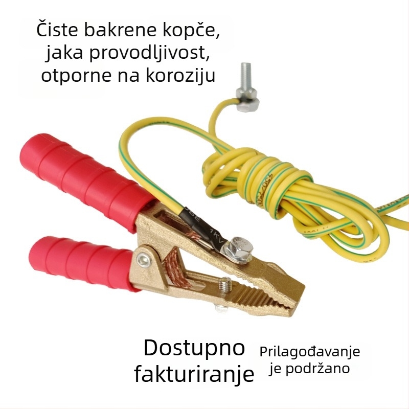 Bakrena elektrostatička svornjaka za kemijske tvornice, svornjak za otpuštanje uzemljivačkog vodiča, otporna na eksplozije svornjak, certifikacija visokog napona, antistatična