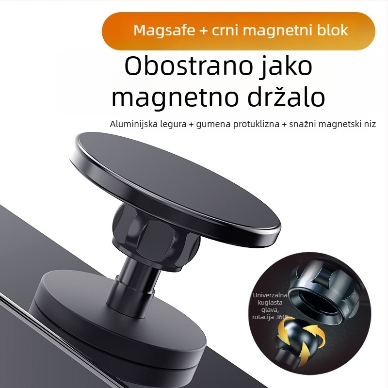 Sklopivi držač za telefon s trostrukim nogama, aluminijska legura, prijenosni magnetski nosač s navojem, mini teleskop