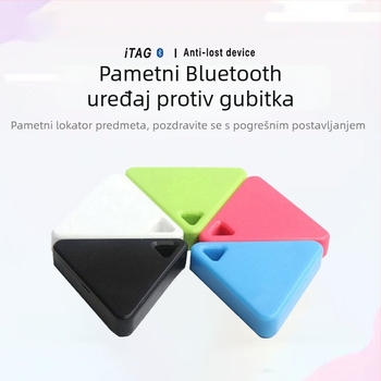 Trokutni višefunkcijski Bluetooth tracker za predmete — lokalizator, alarm za gubitak i dvosmjerno pretraživanje