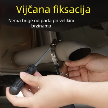 Automobilski eliminator statičkog elektriciteta s uzemnjujućim lancem i visećom gumenom trakom otporan na habanje